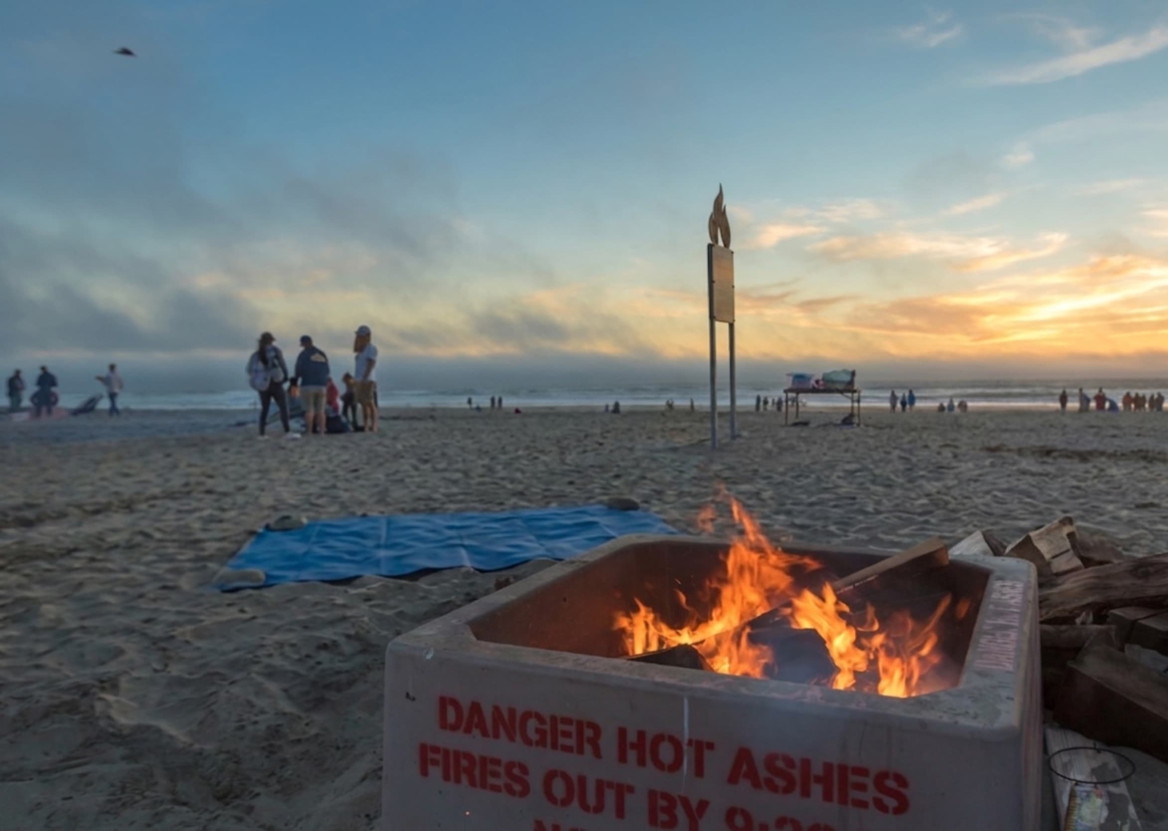 Ocean Beach Bonfire